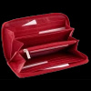 Large RFID Ladies Zipped Wallet (Red)