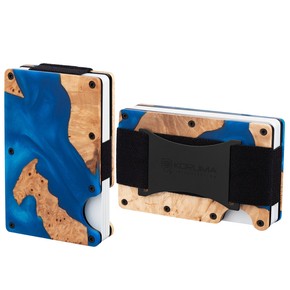 Premium Aluminium RFID Card Holder with Removable Clip