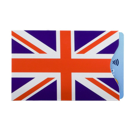 RFID Blocking contactless card protector (Union Jack) 10 pack