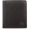 Brown Leather RFID Wallet for 6 Cards with Coin Pocket and ID Window - SMALL - SM-900GBR