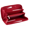 Large RFID Ladies Zipped Wallet (Red)