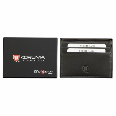 RFID Card Holder - 4 Card Slots - Note Section - SLIM