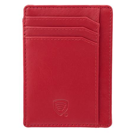 RFID Card Holder - 4 Card Slots - Note Section - ID Window - SLIM