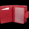 Ladies RFID Wallet with Coin Pocket (Red)