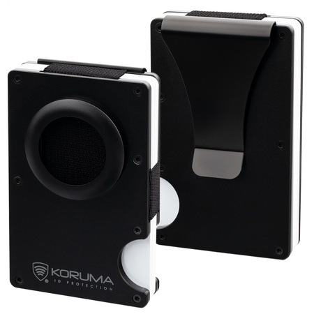 Premium Aluminium RFID Card Holder with Removable Clip