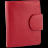 Ladies RFID Wallet with Coin Pocket (Red)