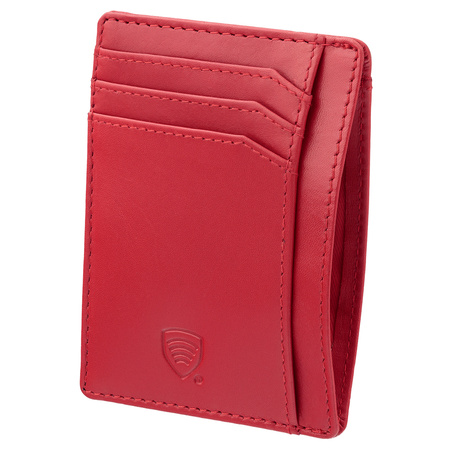 RFID Card Holder - 4 Card Slots - Note Section - ID Window - SLIM