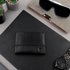 RFID blocking ultra slim wallet with ID window (Carbon Black)
