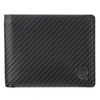 RFID blocking billfold wallet with ID window (Carbon Black)