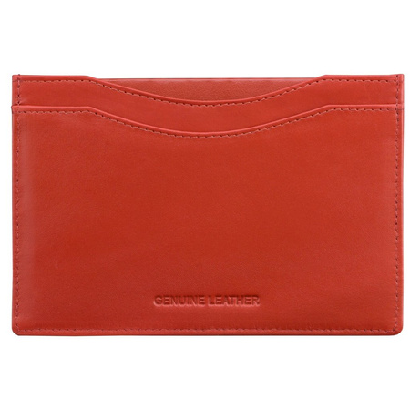 Leather Passport Holder with Extra Slip Pocket and RFID Protection