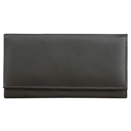 Large Flap-Over RFID Wallet 