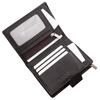 Brown Leather RFID Wallet for 5-10 Cards with Zipped Coin Pocket and Zipped Note Section